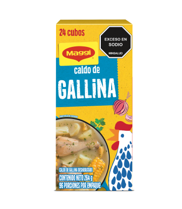 CALDO MAGGI GALLINA 24CUB 264 GRAMOS