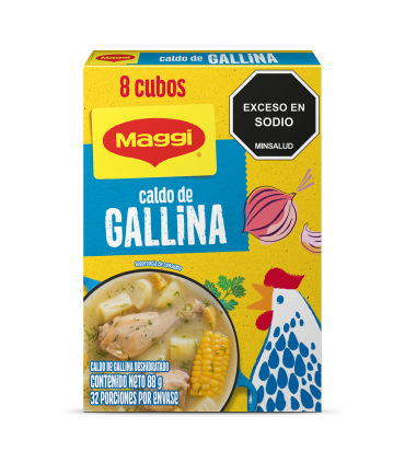 CALDO MAGGI GALLINA 8CUB 88 GRAMOS