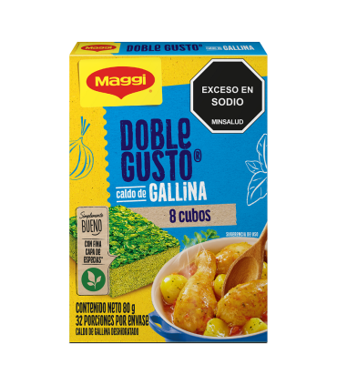 CALDO MAGGI GALLINA DGUSTO 8CUBx80G