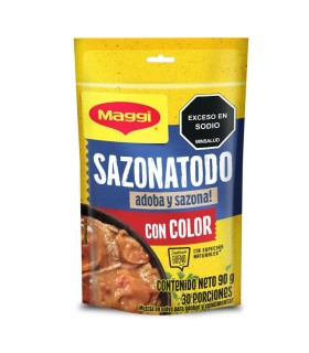 SAZONATODO MAGGI COLOR  SOBRE 90 GRAMOSxUND