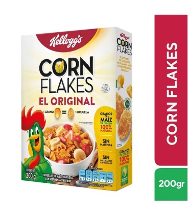 CEREAL CORN FLAKES KELLOGS CAJA 200G