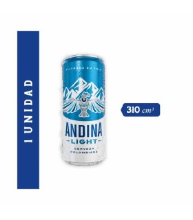 CERVEZA ANDINA LIGHT LT310 MILILITROS