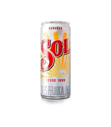 CERVEZA SOL LATA310 MILILITROS