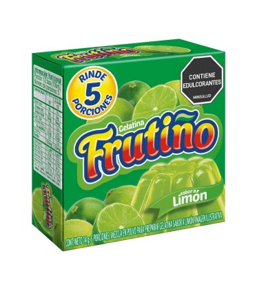 GELATINA FRUTINO LIMON CJx14G