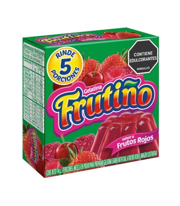 GELATINA FRUTINO FRUTOS ROJOS CJ14G