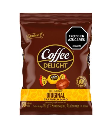 CONFITE COFFE DELIGHT PQ190Gx50 UNIDAD C