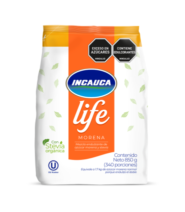 AZUCAR INCAUCA MORENA LIGHT  BOLSA X850 GRAMOS