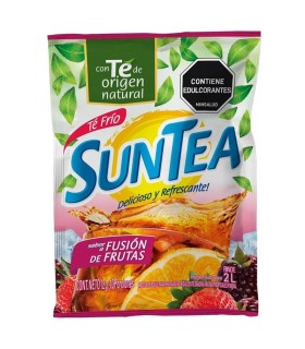 BEBIDA SUNTEA FUSION FRUTAS  2 LITROx12 GRAMOS