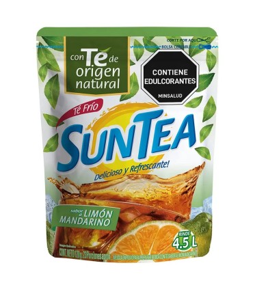 BEBIDA SUNTEA LIMON MANDARINOx4.5 LITROx120G