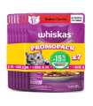 WHISKAS POUCH PROMOPACK 7u x 850gr