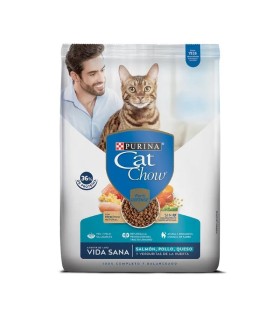 CAT CHOW SALMON POLLO VIDA SANA  BOLSA 1.3K