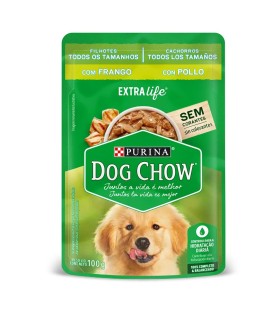 DOG CHOW CACHORROS POLLO DOYPACK 100 GRAMOS