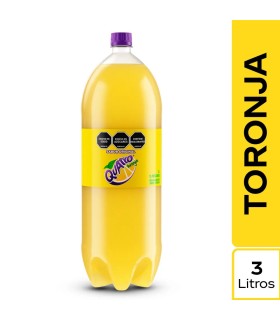 GASEOSA QUATRO TORONJA BT 3 LITRO