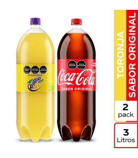 OFERTAGASEOSA COCACOLA 3 LITRO+QUATRO 3 LITRO