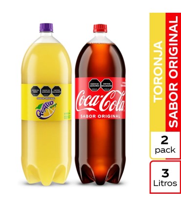 OFERTAGASEOSA COCACOLA 3 LITRO+QUATRO 3 LITRO
