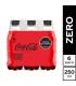 GASEOSA COCA COLA SIN AZUCARUC SIXPACK PET250M