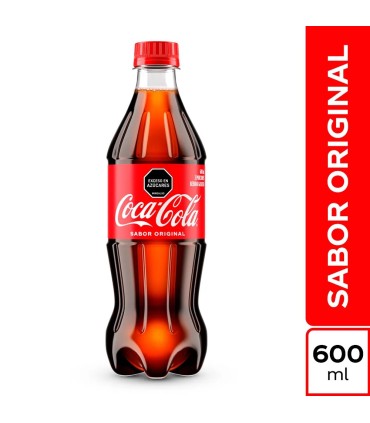 GASEOSA COCA COLA BOTELLA 600 MILILITRO