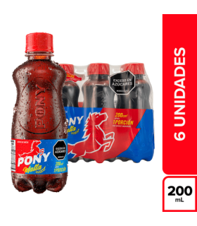 PONY MALTA SIXPACK PET200 MILILITRO
