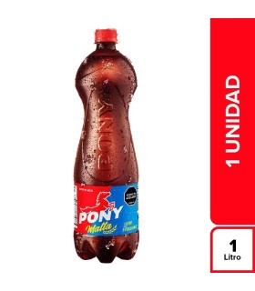 PONY MALTA PET 1 LITRO