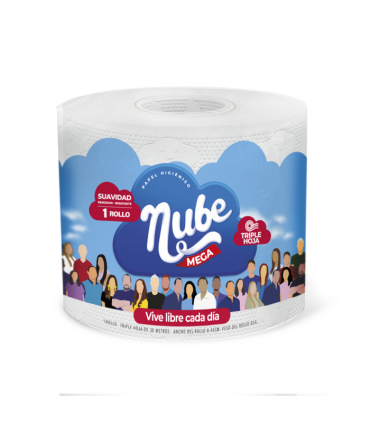 PAPEL HIGIENICO NUBE MEGA THx1UND
