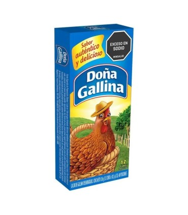 CALDO DONA GALLINA 12CUB 132 GRAMOS