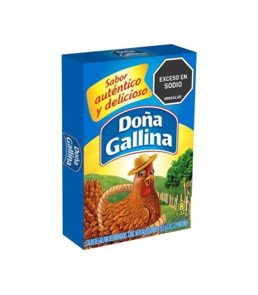 CALDO DONA GALLINA 8 CUBOS 88 GR