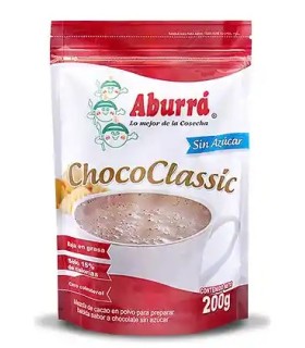 CHOCOCLASIC ABURRA SIN AZUC DOYPACK200GR