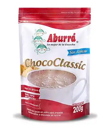 CHOCOCLASIC ABURRA SIN AZUC DOYPACK200GR