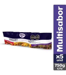YOGURT ALPINA SURT PACKx5UNDx150GR
