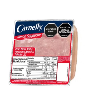 JAMON SANDUCHE CARNELLY PAQUETEx360GR