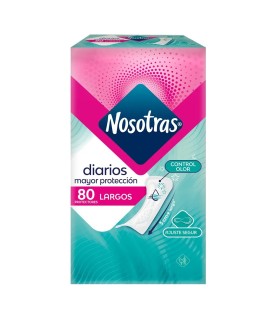 PROTECTOR NOSOTRAS DIARIO LARGOx80UN