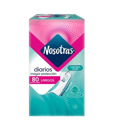PROTECTOR NOSOTRAS DIARIO LARGOx80UN