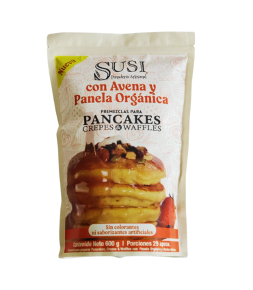 MEZCLA PANCAKES SUSI AVENA PANELA BOLSA 600GR