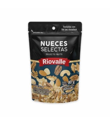 NUECES SELECTAS RIOVALLE BOLSA 80GR