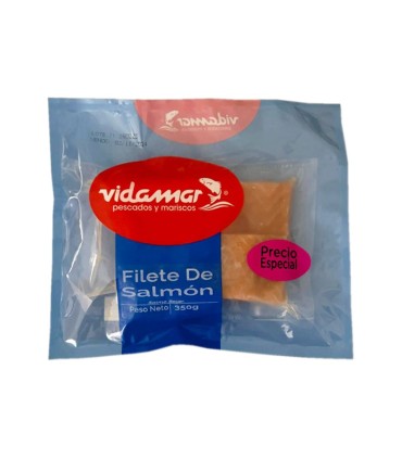 FILETE DE SALMON VIDAMAR BOLSA 450GRAMOS X UNIDAD