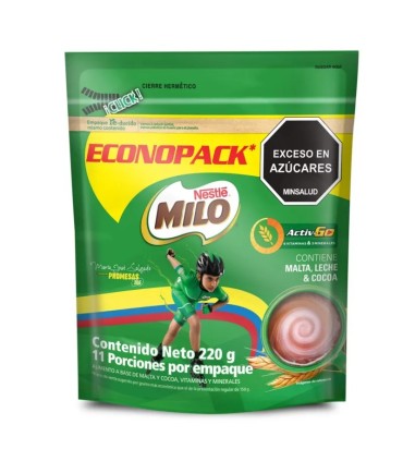 BEBIDA MILO NESTLE BOLSA 220GR