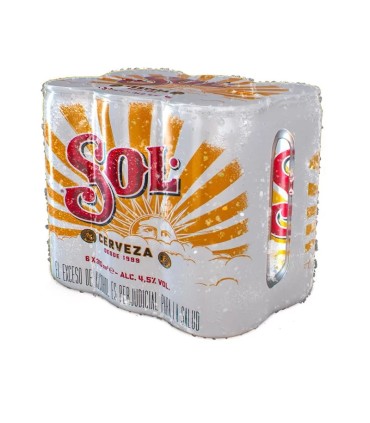 CERVEZA SOL SIXPACK LT310 MILILITROS