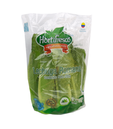LECHUGA ROMANA HORTIFRESCO BOLSA 200GRAMOS