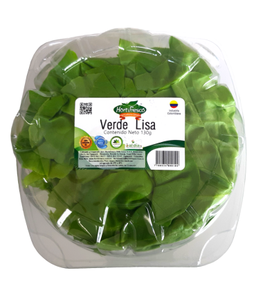 LECHUGA VERDE LISA HORTIFRESCO PET 130GR