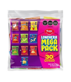 LONCHERA MEGAPACK YUPI 594GRAMOS X30UNDS