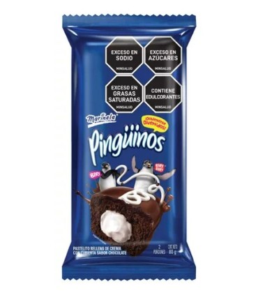 PINGUINOS MARINELA BIMBO BOLSA 80G TRIPLECHO
