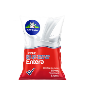 LECHE BETANIA ENTERAx900 MILILITROSX UNIDAD