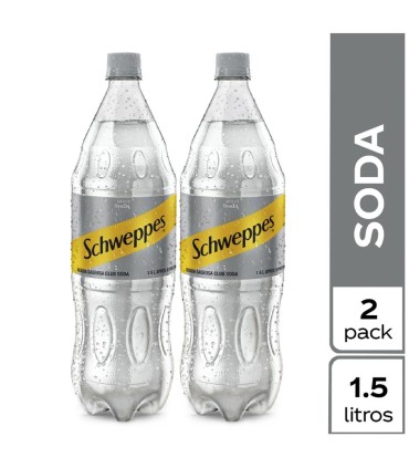 OFERTAGASEOSA SCHWEPPES SODA BT2UNDx1.5 LITRO