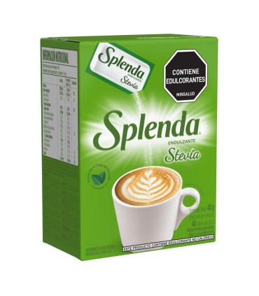 ENDULZANTE SPLENDA STEVIA CJ40G