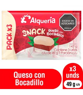 QUESO ALQUERIA CON BOCADILLO PAQUETE49Gx3UDS