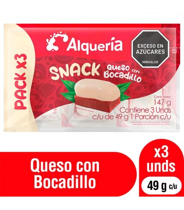 QUESO ALQUERIA CON BOCADILLO PAQUETE49Gx3UDS