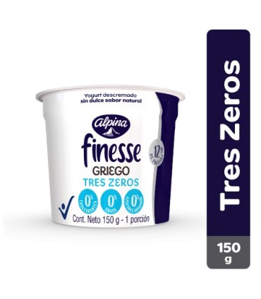 YOGURT FINESSE GRIEGO TRIPE ZERO VS150GX UNIDAD