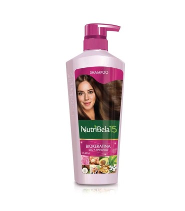 SHAMPO NUTRIBELA BIOKERATINA POTE400 MILILITROS