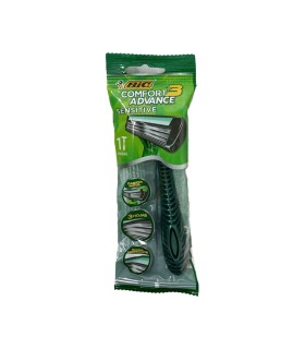 MAQUINA AFEITAR BIC ACTION SENSITIV3X UNIDAD