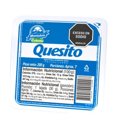 QUESITO MONTEFRIO AL VACIOx200GR